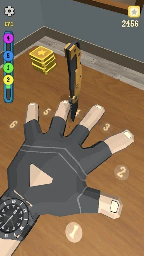Download Knife Finger Game Terbaru – Uji Kecepatan Jari Anda - Screenshot 3